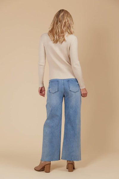 Juno Knit Top - Canvas