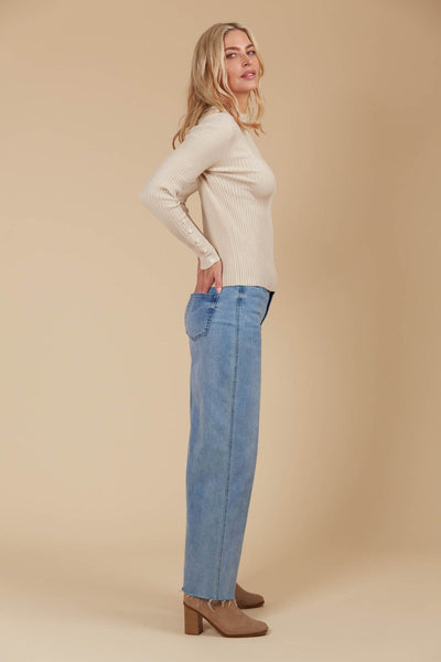 Juno Knit Top - Canvas