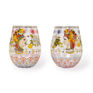 Glass Tumbler - Italian Summer