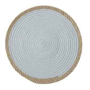 Harris Cotton/Jute Placemat - Blue