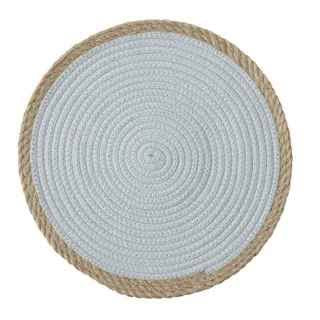 Harris Cotton/Jute Placemat - Blue