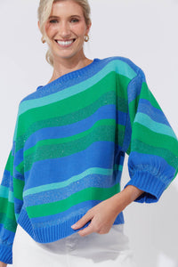 Yuma Jumper - Blue/ Oasis