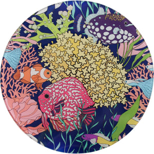Glass Trivet - Reef