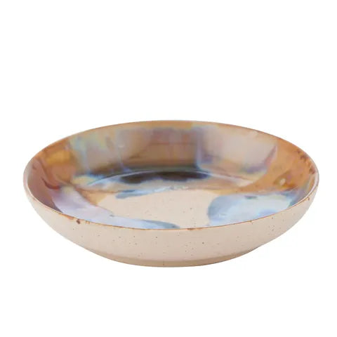 Biei Ceramic Dish 12 x 2.5cm Multi Coloured