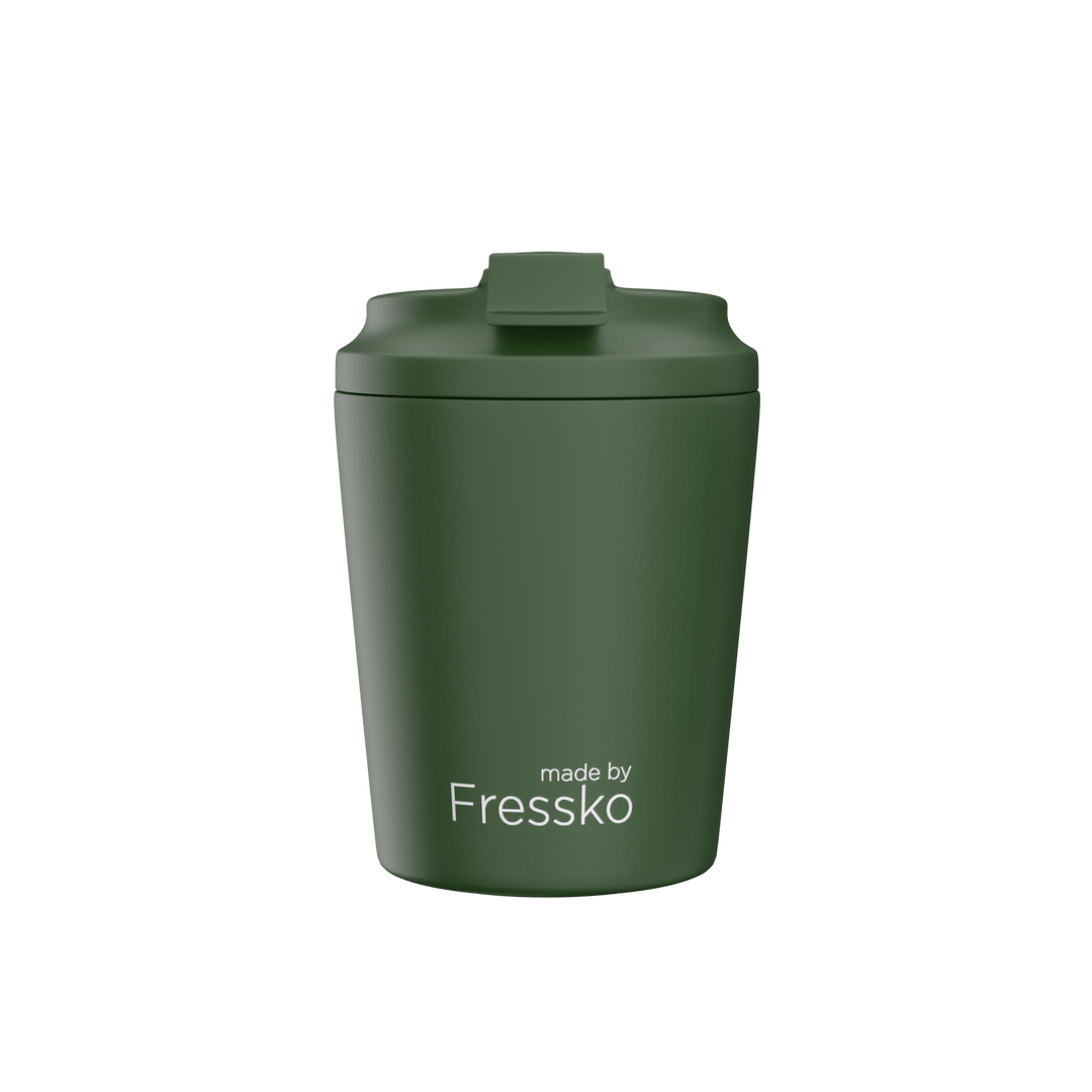 Piccolo 120ml/ 4oz Ceramic Reusable Cup - Khaki