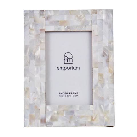 Emporium Shell Photo Frame 4 x 6” (10 x 15cm)
