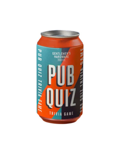 Pub Quiz Trivia Game in a Can