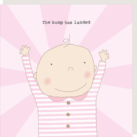 Greeting Card - Girl Bump Landed