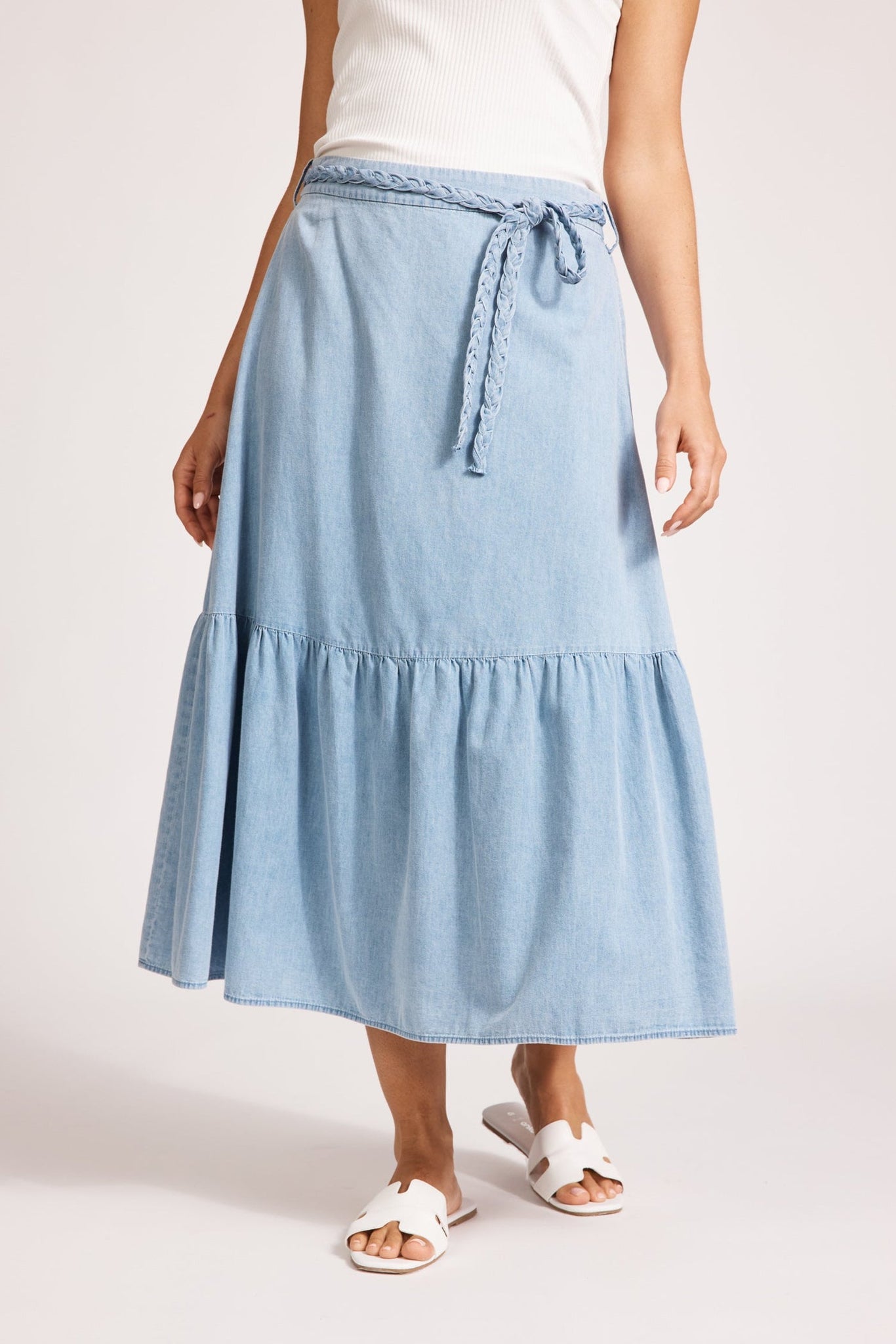 Melenia Denim Skirt - Denim