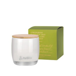 Lemongrass Mandarin Zest Tahitian Lime Sandalwood - Soy & Coconut Wax Candle
