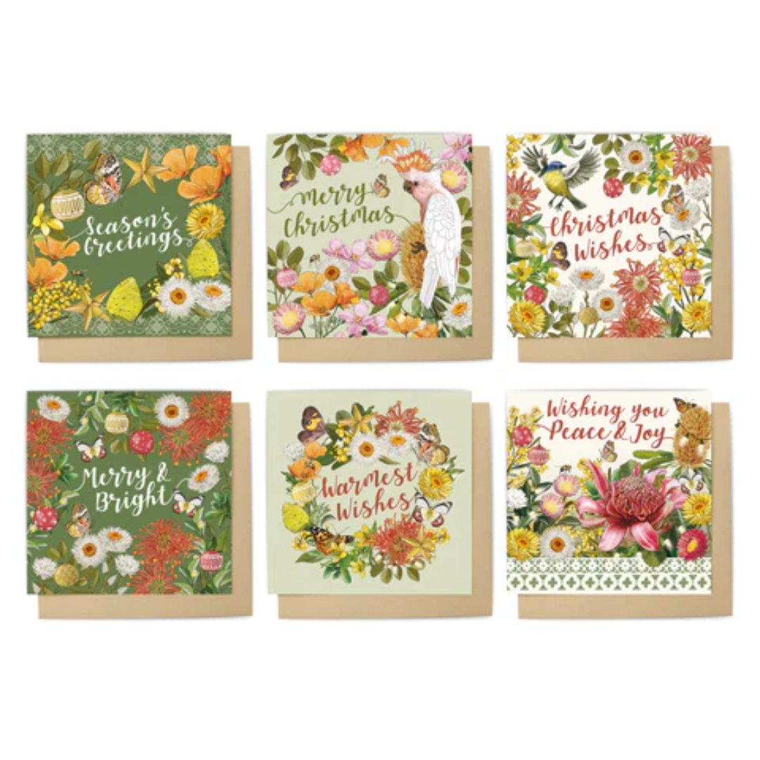 Christmas Card Box Set - Botanical Blooms