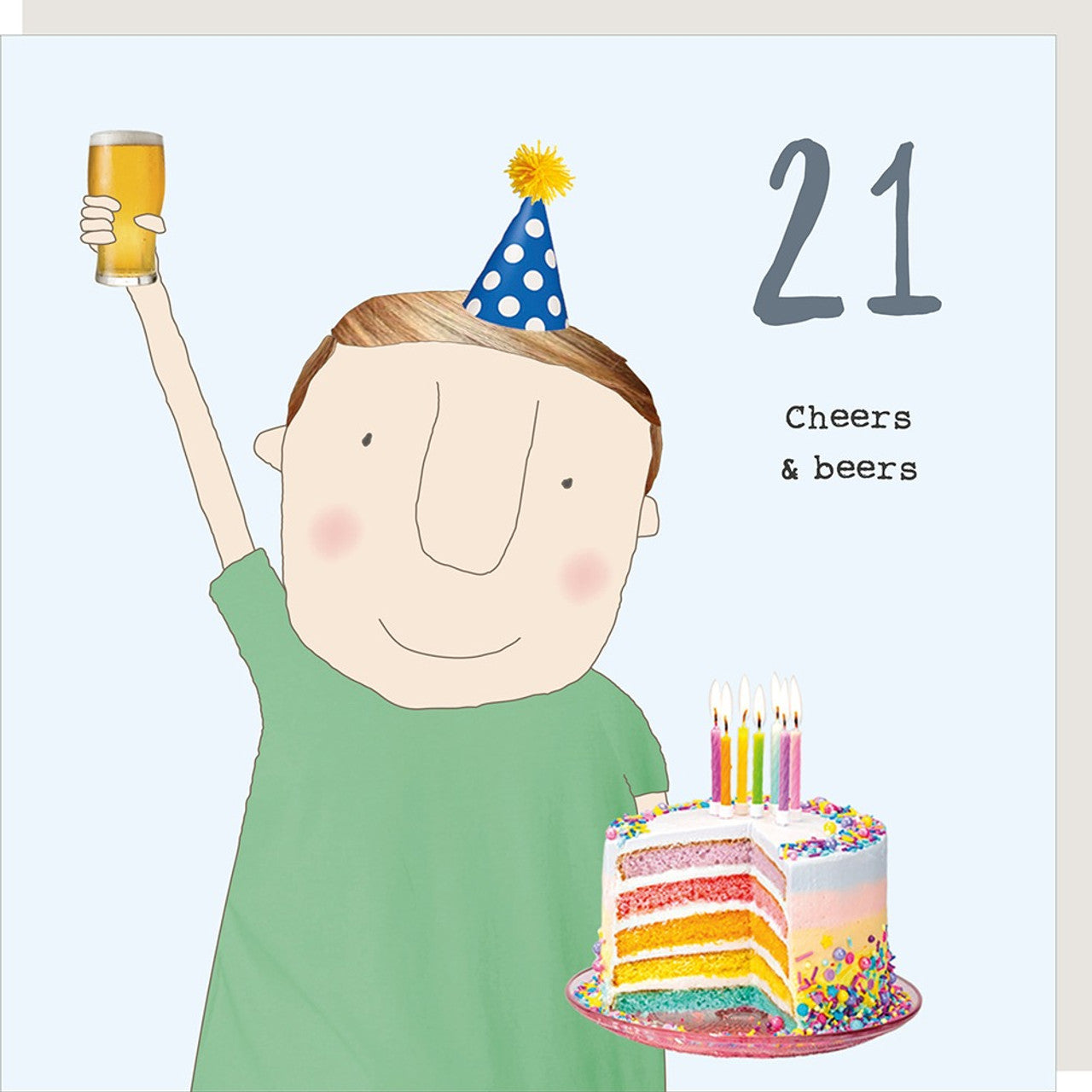 Greeting Card - Boy 21 Beers