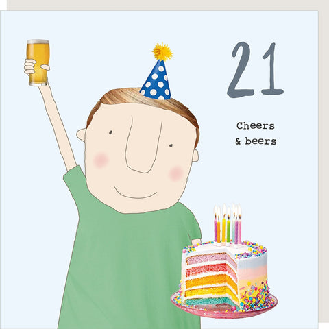 Greeting Card - Boy 21 Beers