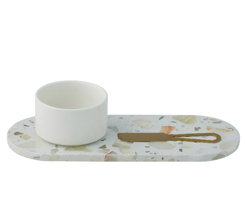 Winifred 3pc Terrazzo Set (pick up in store only)