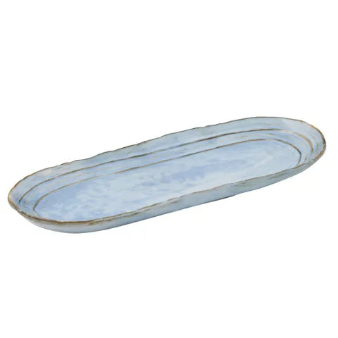 Acqua Ceramic Platter - Blue (pick up in store only)