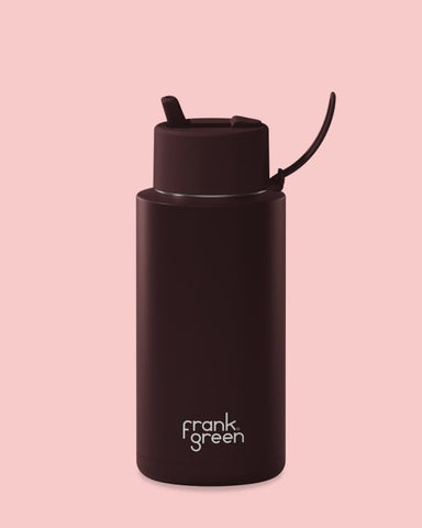 1Ltr Reusable Ceramic Bottle - Chocolate