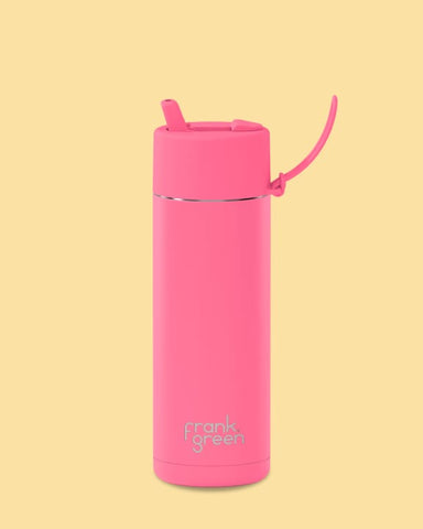 595ml/ 20oz Reusable Ceramic Bottle - Bubblegum Blast