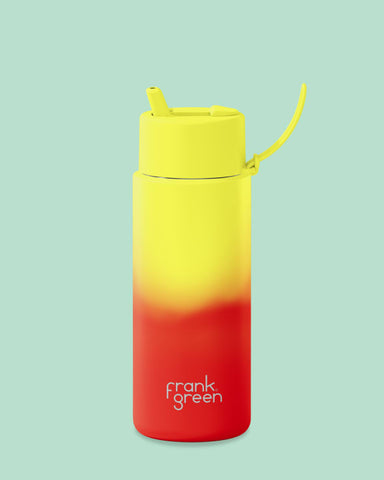 1Ltr/ 34oz Reusable Ceramic Bottle - Colour Change Lava