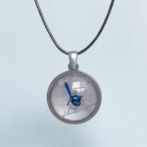Pendant - Blue Wren