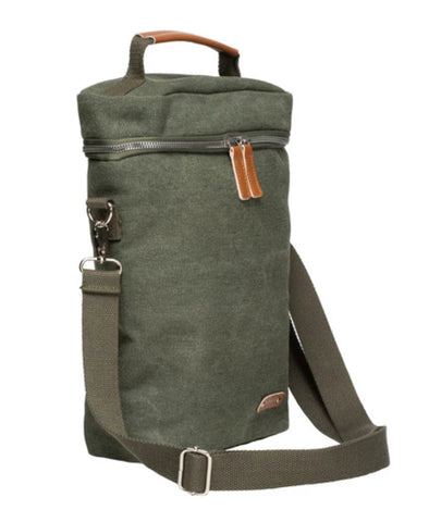 Tempa Kayce Double Insulated Wine Bag - Olive Green