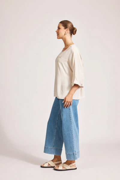 Alesia Relaxed Top (ONE SIZE) - Tusk