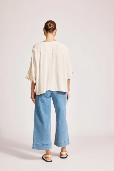 Alesia Relaxed Top (ONE SIZE) - Tusk
