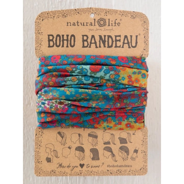 Boho Bandeau - Navy Prairie Patchwork