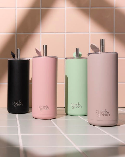 710ml/ 24oz Big Chill Reusable Cup with Straw - Blushed