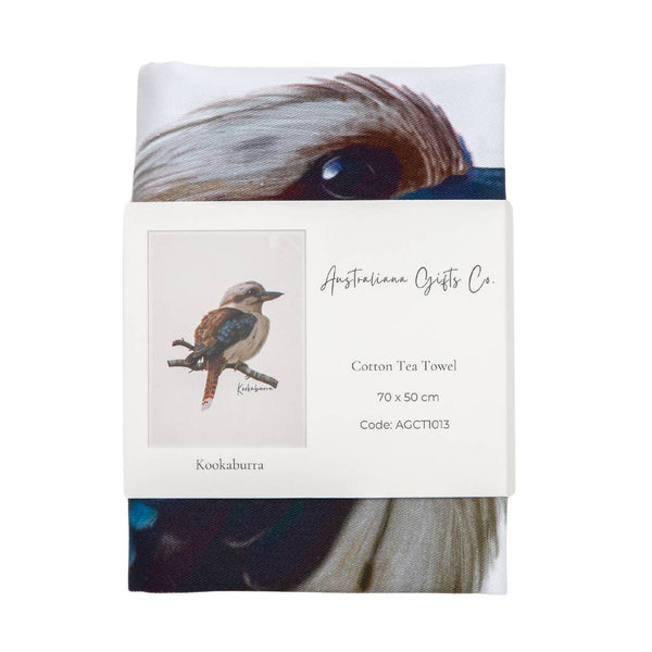 Cotton Tea Towel - Kookaburra
