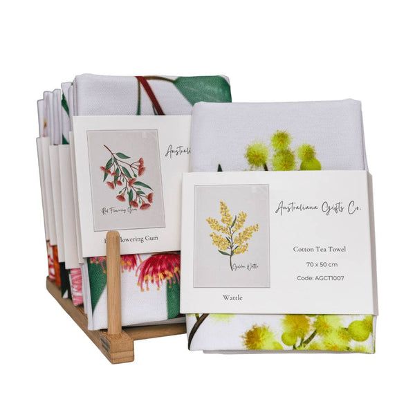 Cotton Tea Towel - Kangaroo Paw