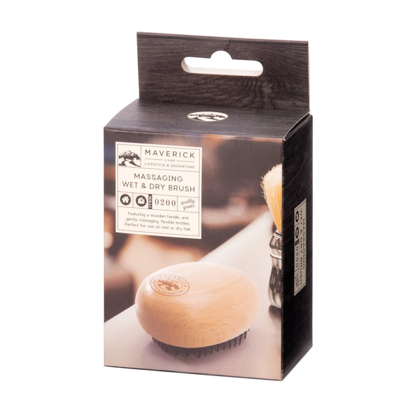 Maverick Massaging Wet & Dry Brush