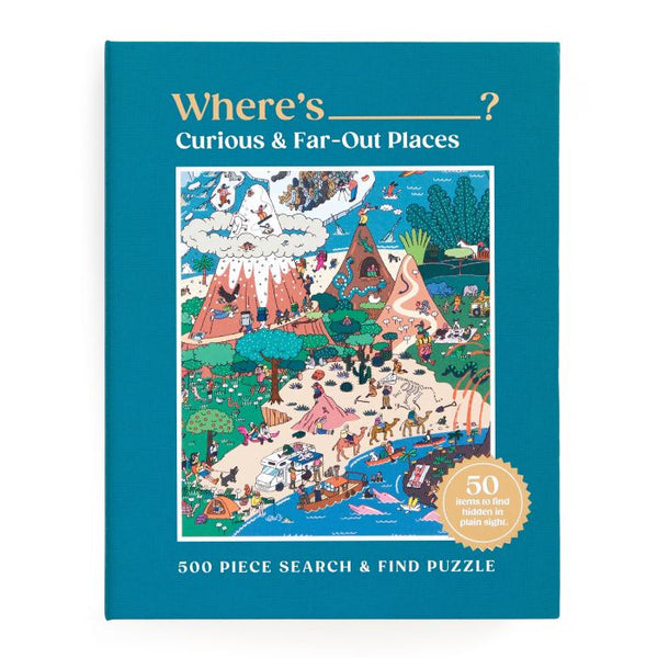Galison Where’s……………. Curious Far-Out Places Puzzle 500pc