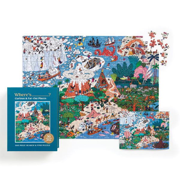 Galison Where’s……………. Curious Far-Out Places Puzzle 500pc