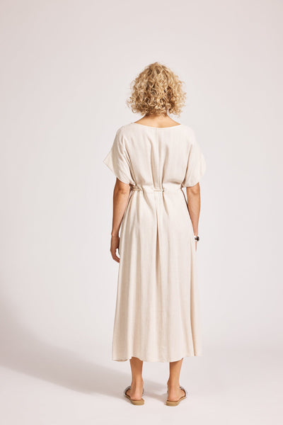 Alesia Rope Tie Dress - Tusk