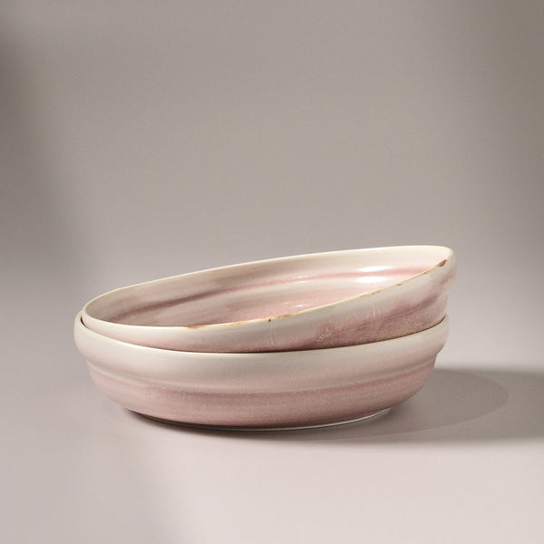 Suiki Deep Side Plate - Dusty Pink (pick up only)