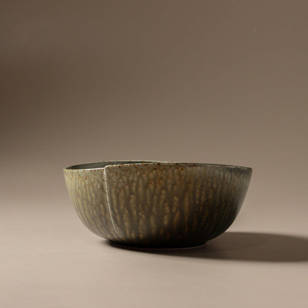 Mizu Large Bowl - Olive Speckle (pick up only)