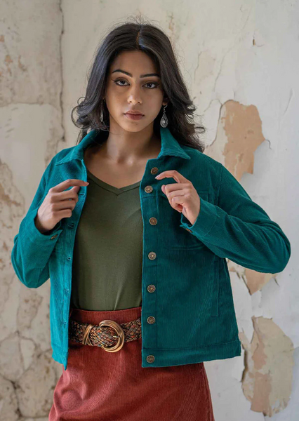 Corduroy Jacket - Everglade