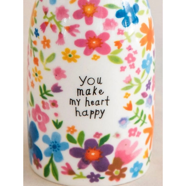 Bud Vase - Heart Happy