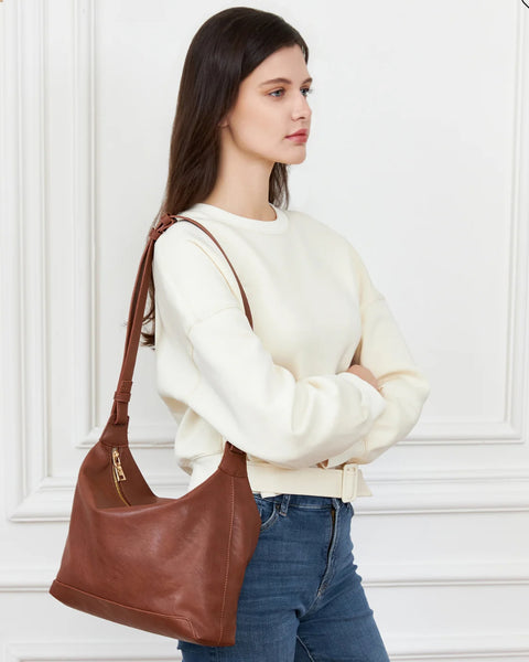 Helena Shoulder Bag - Cognac