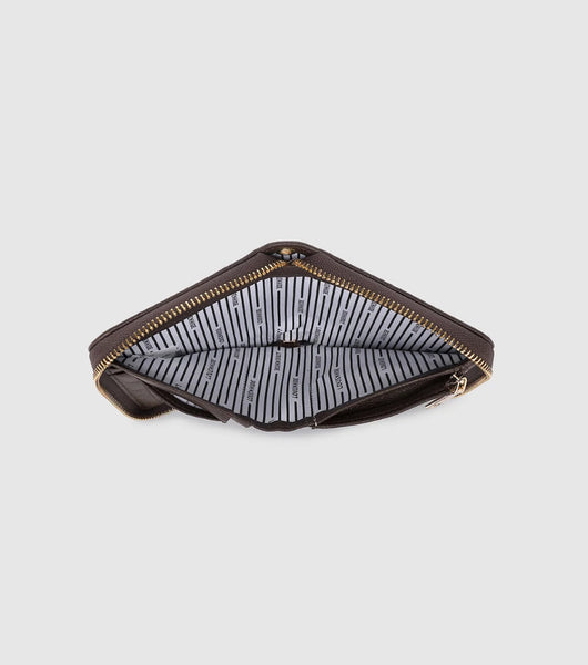 Eden Wallet - Saddle Chocolate