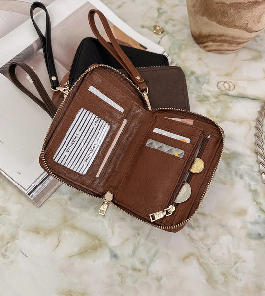 Eden Wallet - Saddle Chocolate