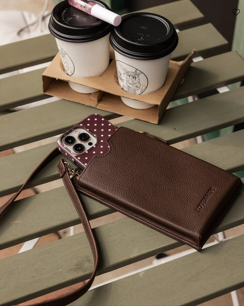 Suki Phone Bag - Chocolate