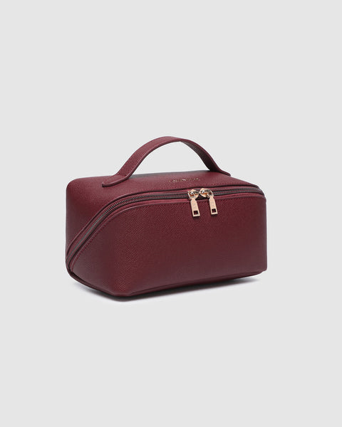 Ellis Makeup Bag - Burgundy