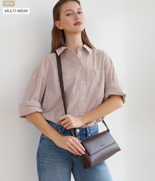 Sophia Crossbody Bag - Chocolate
