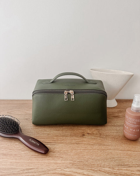 Mary Cosmetic Bag - Olive