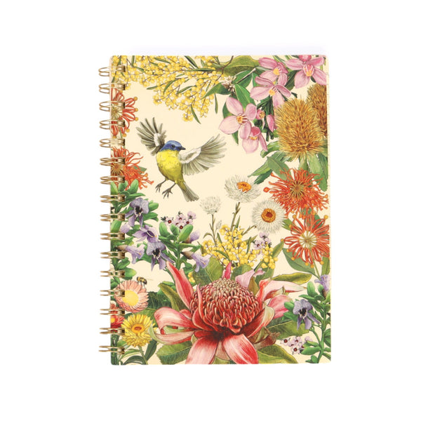 A5 Spiral Notebook - Botanical Blooms