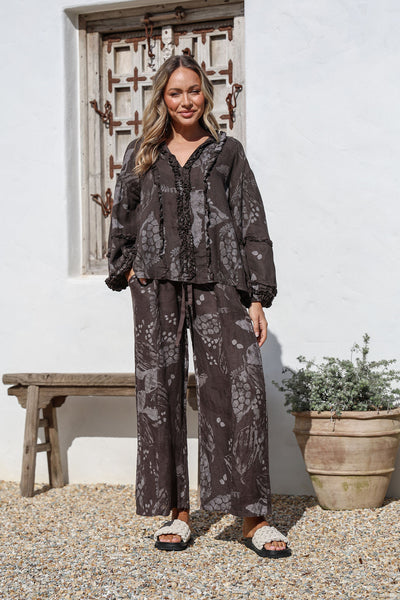 Acqua Pants - Chocolate Leaf