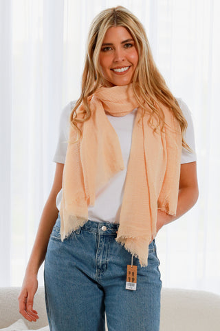 Block Colour Scarf - Bellini