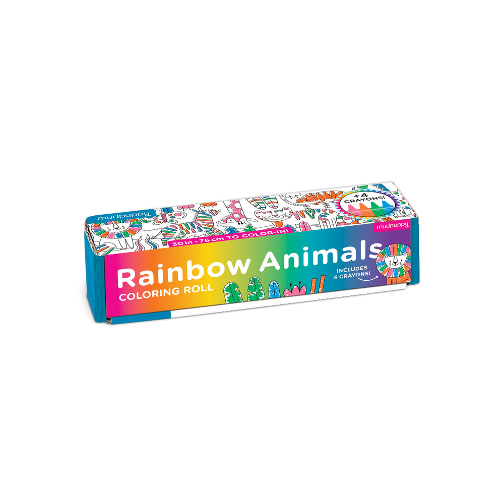 Colouring Roll - Rainbow Animals