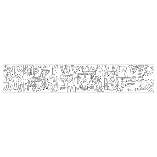 Colouring Roll - Rainbow Animals
